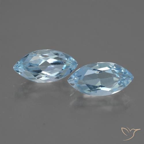 4.78ctw Natürlicher Himmerlblau Topas, Marquise, VVS-VS