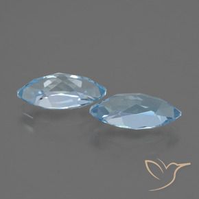 4.78 ct natürliche Himmerlblau Topas-Edelsteine, Marquise, VVS-VS
