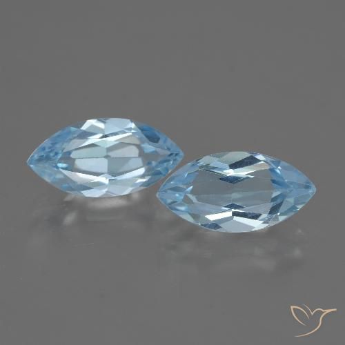 4.59ctw Natürlicher Swiss Blue Topas, Marquise, VVS-VS