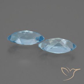 4.73 ct natürliche Himmerlblau Topas-Edelsteine, Marquise, VVS-VS