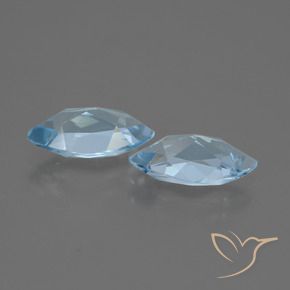 4.36 ct natürliche Swiss Blue Topas-Edelsteine, Marquise, VVS-VS