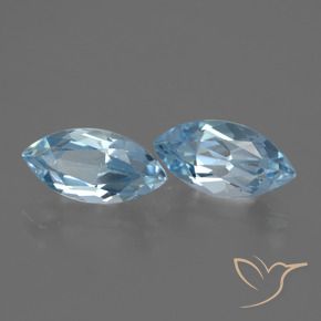 5.15 ct natürliche Himmerlblau Topas-Edelsteine, Marquise, VVS-VS