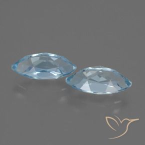 5.15 ct natürliche Himmerlblau Topas-Edelsteine, Marquise, VVS-VS