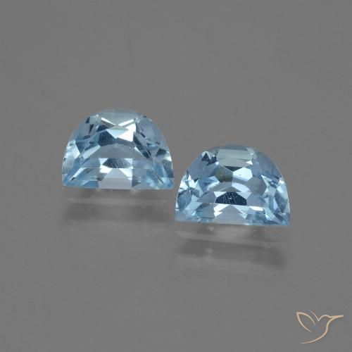 2.14ctw Natürlicher Swiss Blue Topas, Fantasie, VS