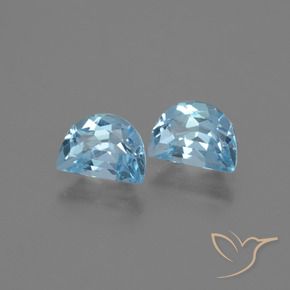 2.06 ct natürliche Himmerlblau Topas-Edelsteine, Fantasie, VS