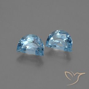2.07 ct natürliche Swiss Blue Topas-Edelsteine, Fantasie, VS