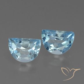 2.07 ct natürliche Himmerlblau Topas-Edelsteine, Fantasie, VVS-VS