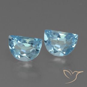 2.11 ct natürliche Swiss Blue Topas-Edelsteine, Fantasie, VS