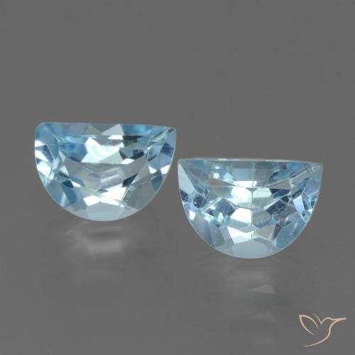 2.13ctw Natürlicher Swiss Blue Topas, Fantasie, VS