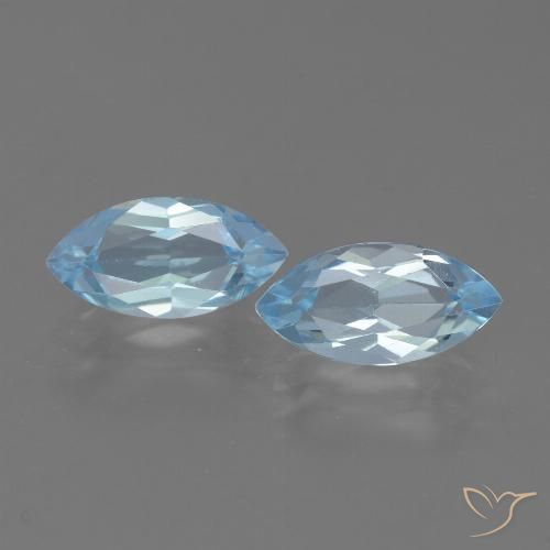 4.78ctw Natürlicher Himmerlblau Topas, Marquise, VVS
