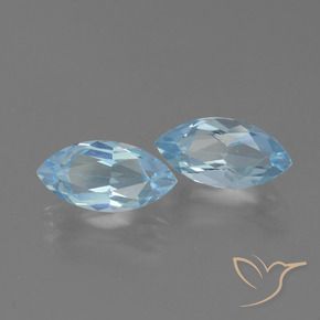 4.78 ct natürliche Himmerlblau Topas-Edelsteine, Marquise, VVS