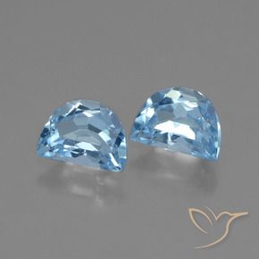 2.04 ct natürliche Himmerlblau Topas-Edelsteine, Fantasie, VS