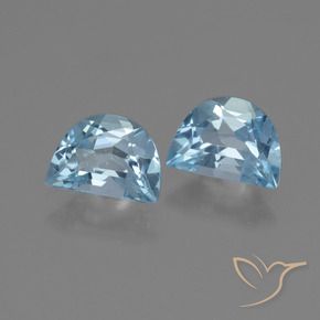1.95 ct natürliche Swiss Blue Topas-Edelsteine, Fantasie, VVS-VS