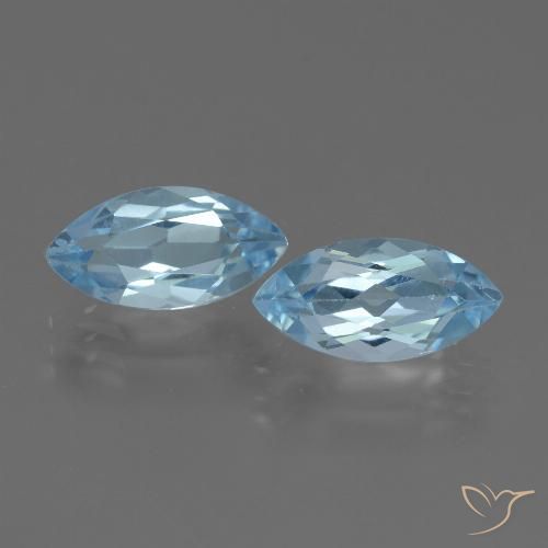 4.94ctw Natürlicher Himmerlblau Topas, Marquise, VVS-VS