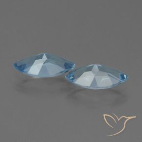 4.07 ct natürliche Swiss Blue Topas-Edelsteine, Marquise, VVS
