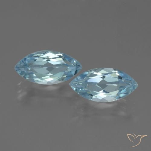 4.68ctw Natürlicher Himmerlblau Topas, Marquise, VVS
