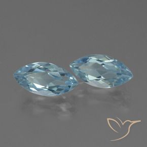 4.68 ct natürliche Himmerlblau Topas-Edelsteine, Marquise, VVS