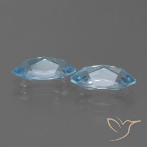 4.56 ct natürliche Himmerlblau Topas-Edelsteine, Marquise, VVS