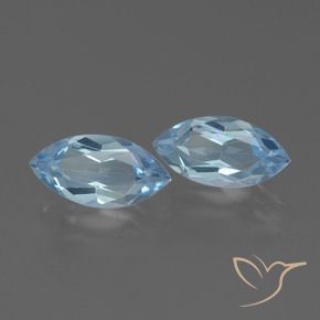4.68 ct natürliche Himmerlblau Topas-Edelsteine, Marquise, VVS-VS