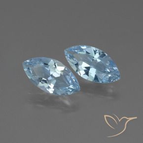 3.76 ct natürliche Himmerlblau Topas-Edelsteine, Marquise, VVS-VS