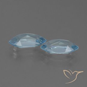 4.45 ct natürliche Himmerlblau Topas-Edelsteine, Marquise, VVS