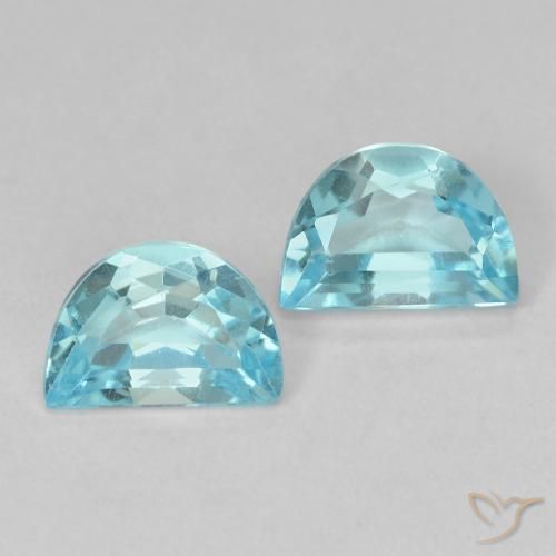 2.12 ct natürliche Himmerlblau Topas-Edelsteine, Fantasie, VS