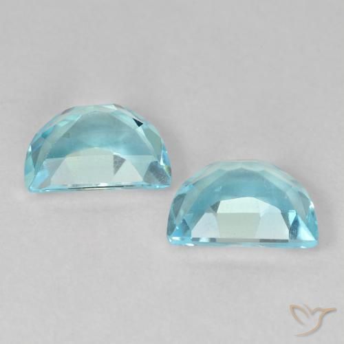 2.12 ct natürliche Himmerlblau Topas-Edelsteine, Fantasie, VS