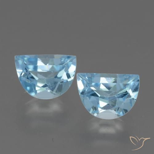 2.17ctw Natürlicher Himmerlblau Topas, Fantasie, VVS-VS