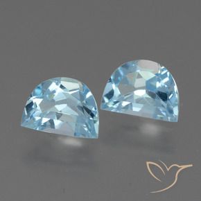 2.17 ct natürliche Himmerlblau Topas-Edelsteine, Fantasie, VVS-VS