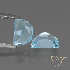 2.17 ct natürliche Himmerlblau Topas-Edelsteine, Fantasie, VVS-VS