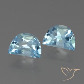 1.87 ct natürliche Himmerlblau Topas-Edelsteine, Fantasie, VVS-VS