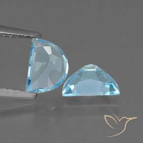 1.87 ct natürliche Himmerlblau Topas-Edelsteine, Fantasie, VVS-VS