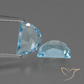 1.87 ct natürliche Himmerlblau Topas-Edelsteine, Fantasie, VVS-VS