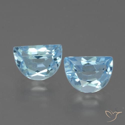 2.21ctw Natürlicher Himmerlblau Topas, Fantasie, VS