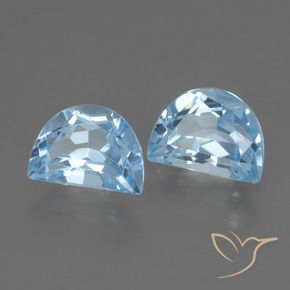 2.28 ct natürliche Himmerlblau Topas-Edelsteine, Fantasie, VVS-VS