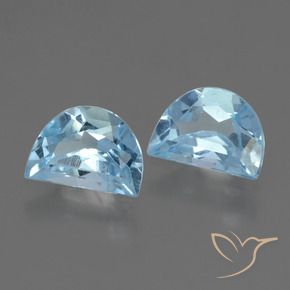2.09 ct natürliche Himmerlblau Topas-Edelsteine, Fantasie, VVS-VS