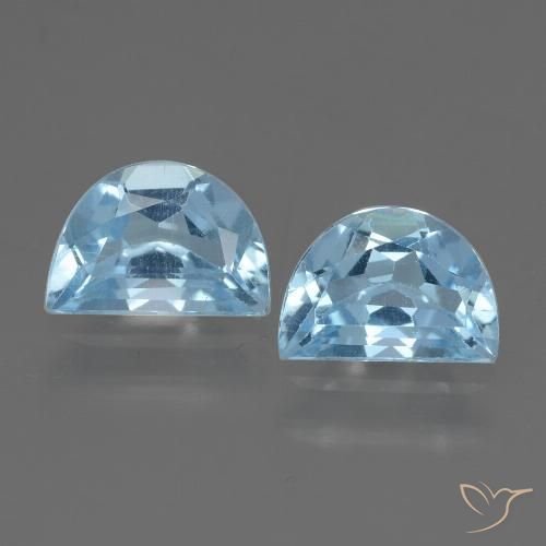 2.00ctw Natürlicher Himmerlblau Topas, Fantasie, VVS-VS