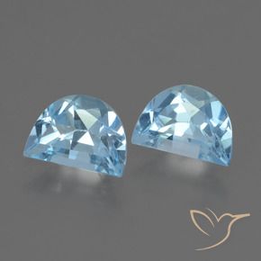1.95 ct natürliche Swiss Blue Topas-Edelsteine, Fantasie, VS