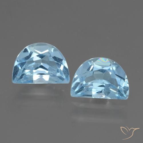 2.17ctw Natürlicher Himmerlblau Topas, Fantasie, VVS