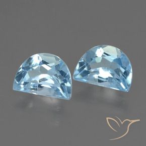 2.17 ct natürliche Himmerlblau Topas-Edelsteine, Fantasie, VVS