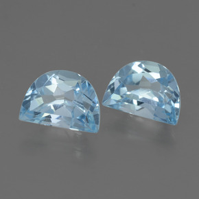 2,15 ct natürliche blauer Topas-Edelsteine, Fantasieschliff, VVS