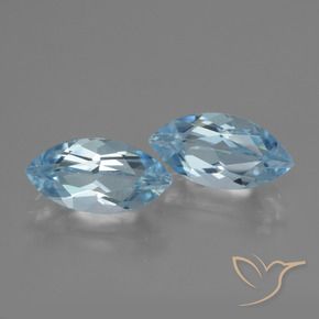 4.67 ct natürliche Himmerlblau Topas-Edelsteine, Marquise, VVS-VS