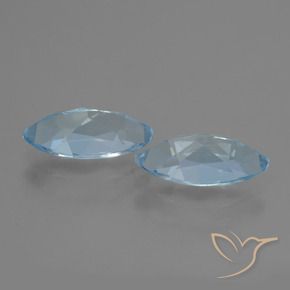 4.67 ct natürliche Himmerlblau Topas-Edelsteine, Marquise, VVS-VS