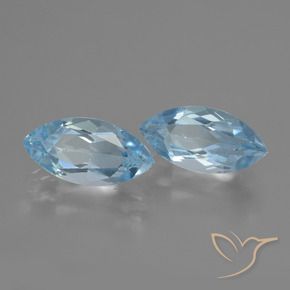 4.72 ct natürliche Himmerlblau Topas-Edelsteine, Marquise, VVS-VS
