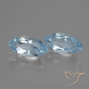 4.75 ct natürliche Himmerlblau Topas-Edelsteine, Marquise, VVS-VS