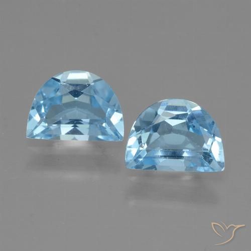 1.85ctw Natürlicher Swiss Blue Topas, Fantasie, VVS-VS