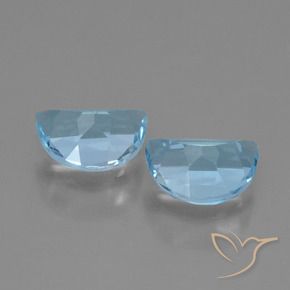 1.85 ct natürliche Swiss Blue Topas-Edelsteine, Fantasie, VVS-VS