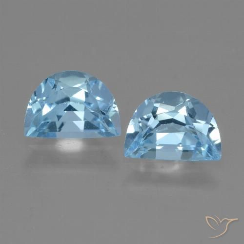 1.89ctw Natürlicher Swiss Blue Topas, Fantasie, VVS-VS