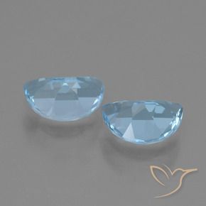 1.89 ct natürliche Swiss Blue Topas-Edelsteine, Fantasie, VVS-VS