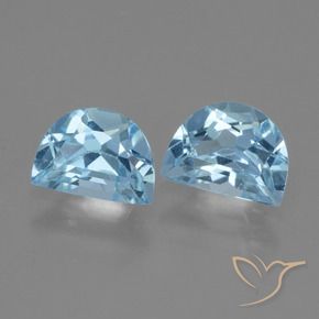2.10 ct natürliche Swiss Blue Topas-Edelsteine, Fantasie, VVS